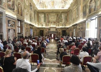 Pope: ‘Sharing opens paths of freedom, rebirth and dignity’