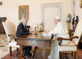 Pope Francis meets with Chilean president Sebastián Piñera