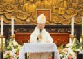 Vietnam, Hanoi, Thai Ha Community: Cardinal Peter Nguyen Van Nhon celebrates Thanksgiving Mass to conclude Two-Day Migrant Festival